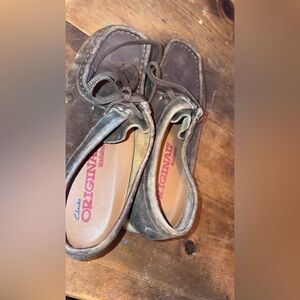 Clarks Originals Brown Leather Loafers